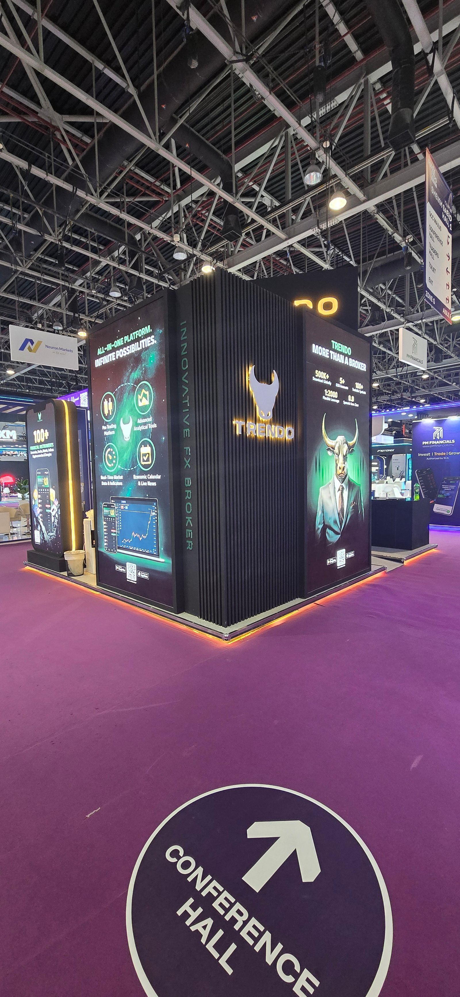 Large event setup